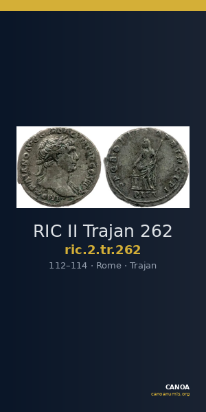 RIC II Trajan 262 — CANOA