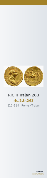 RIC II Trajan 263 — CANOA