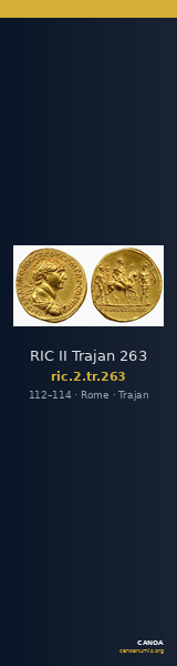 RIC II Trajan 263 — CANOA