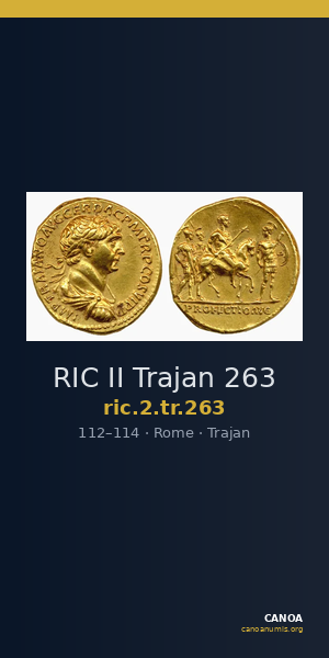 RIC II Trajan 263 — CANOA