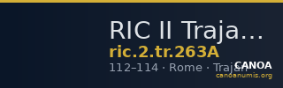 RIC II Trajan 263A — CANOA