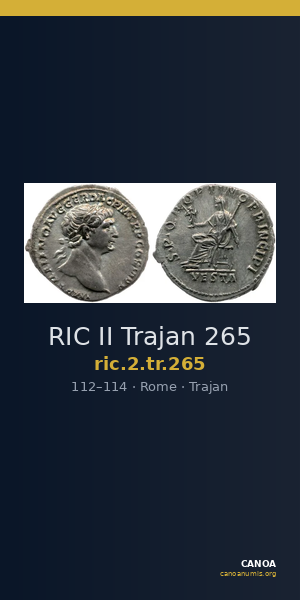 RIC II Trajan 265 — CANOA