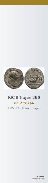 RIC II Trajan 266 — CANOA
