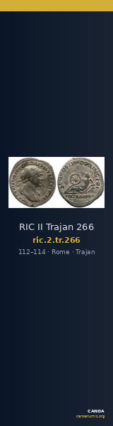 RIC II Trajan 266 — CANOA