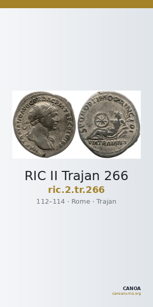 RIC II Trajan 266 — CANOA