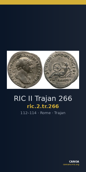 RIC II Trajan 266 — CANOA