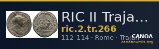 RIC II Trajan 266 — CANOA