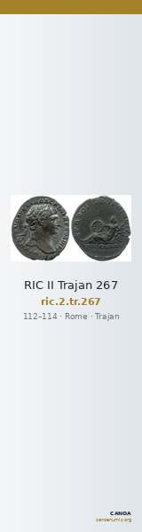 RIC II Trajan 267 — CANOA