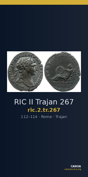 RIC II Trajan 267 — CANOA