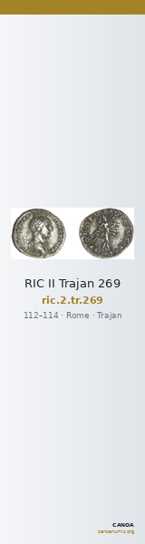 RIC II Trajan 269 — CANOA