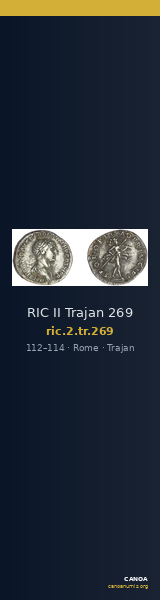 RIC II Trajan 269 — CANOA