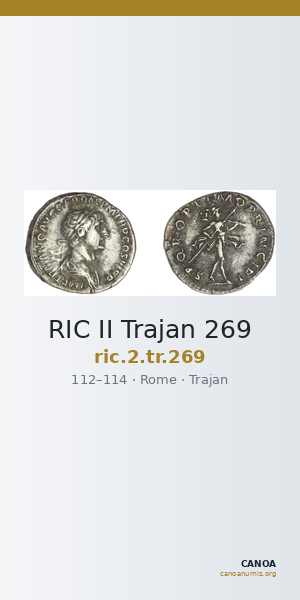 RIC II Trajan 269 — CANOA