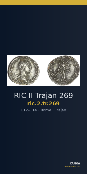 RIC II Trajan 269 — CANOA