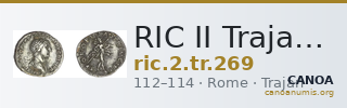 RIC II Trajan 269 — CANOA