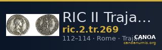 RIC II Trajan 269 — CANOA