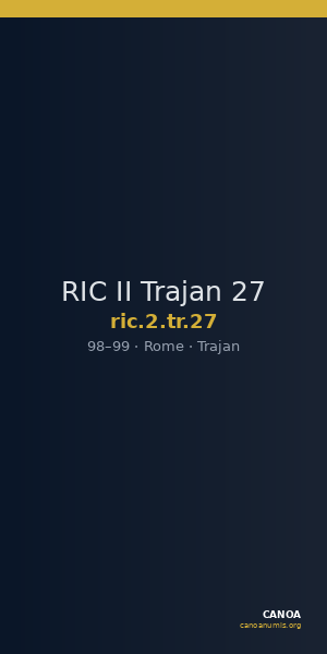 RIC II Trajan 27 — CANOA