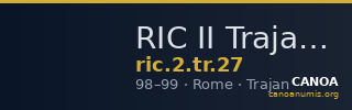RIC II Trajan 27 — CANOA