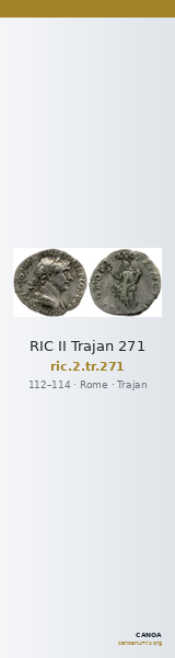 RIC II Trajan 271 — CANOA
