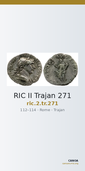 RIC II Trajan 271 — CANOA
