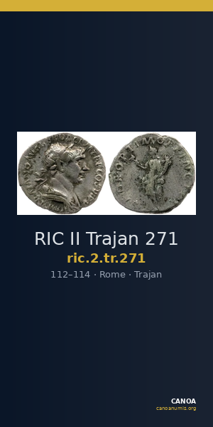 RIC II Trajan 271 — CANOA