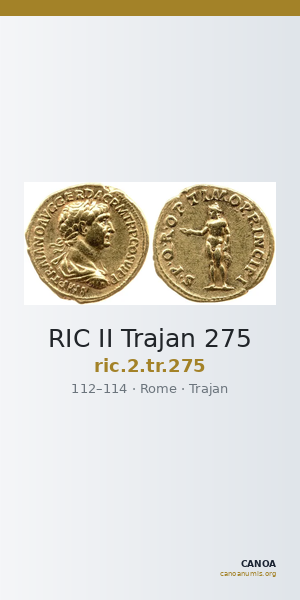 RIC II Trajan 275 — CANOA