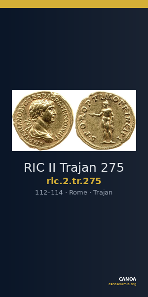 RIC II Trajan 275 — CANOA