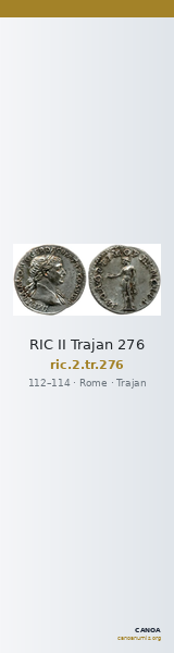 RIC II Trajan 276 — CANOA