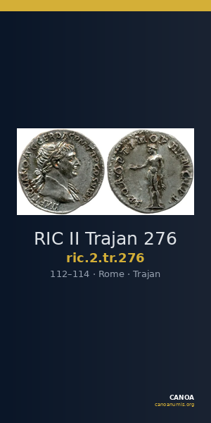 RIC II Trajan 276 — CANOA