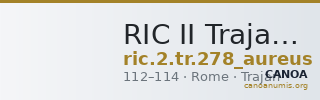 RIC II Trajan 278 (aureus) — CANOA