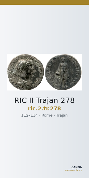 RIC II Trajan 278 — CANOA