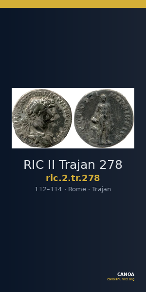 RIC II Trajan 278 — CANOA