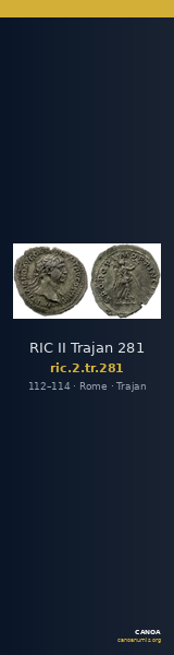 RIC II Trajan 281 — CANOA