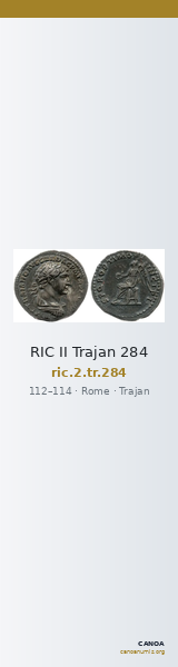 RIC II Trajan 284 — CANOA