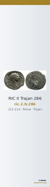 RIC II Trajan 286 — CANOA