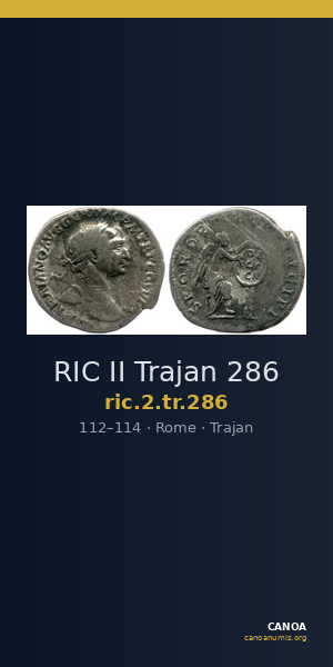 RIC II Trajan 286 — CANOA
