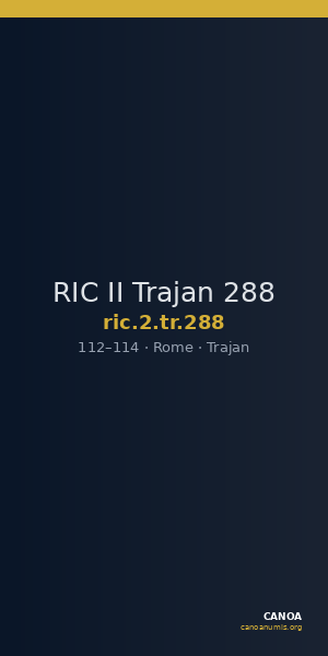 RIC II Trajan 288 — CANOA