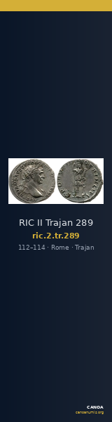 RIC II Trajan 289 — CANOA