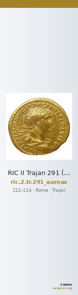 RIC II Trajan 291 (aureus) — CANOA