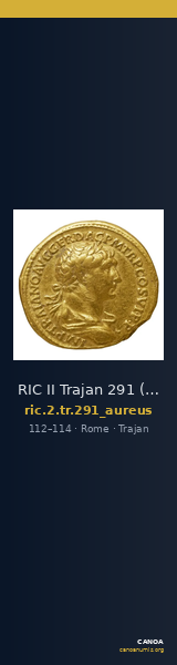 RIC II Trajan 291 (aureus) — CANOA