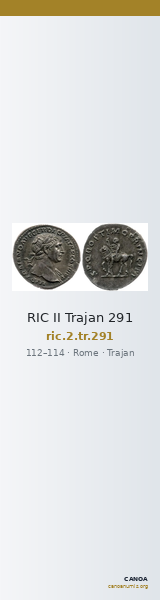 RIC II Trajan 291 — CANOA