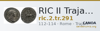 RIC II Trajan 291 — CANOA