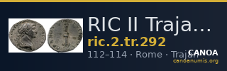 RIC II Trajan 292 — CANOA
