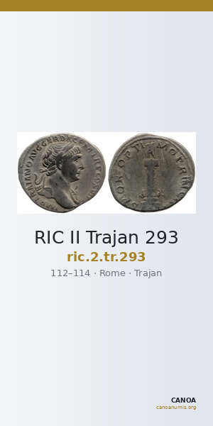 RIC II Trajan 293 — CANOA