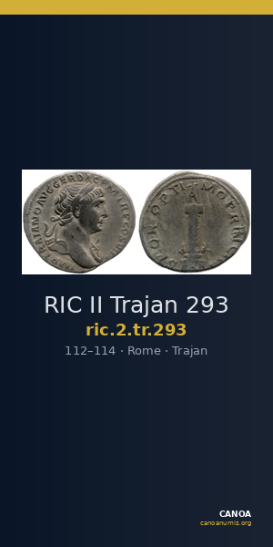 RIC II Trajan 293 — CANOA