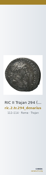 RIC II Trajan 294 (denarius) — CANOA
