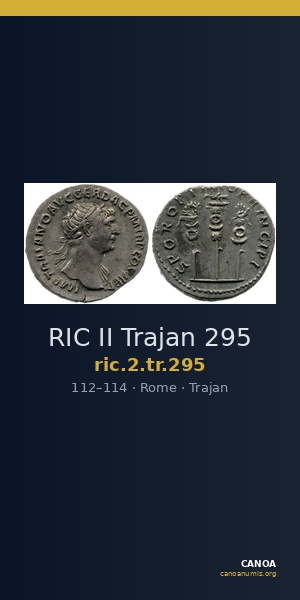 RIC II Trajan 295 — CANOA