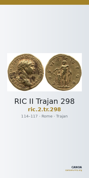 RIC II Trajan 298 — CANOA