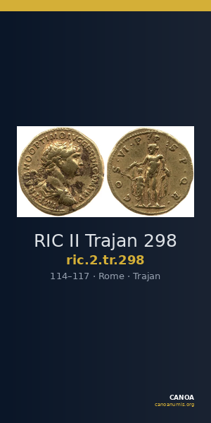 RIC II Trajan 298 — CANOA