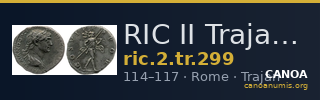 RIC II Trajan 299 — CANOA