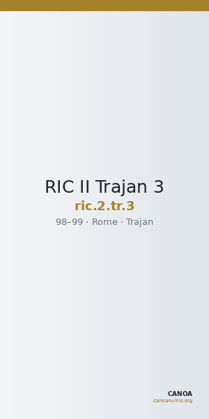 RIC II Trajan 3 — CANOA